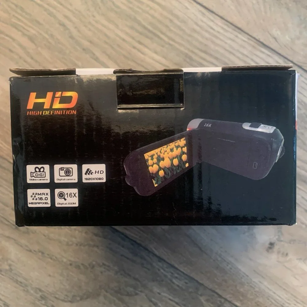 HD 1080P‎ DIGITAL VIDEO CAMERA RECORDER- 16X DIGITAL ZOOM